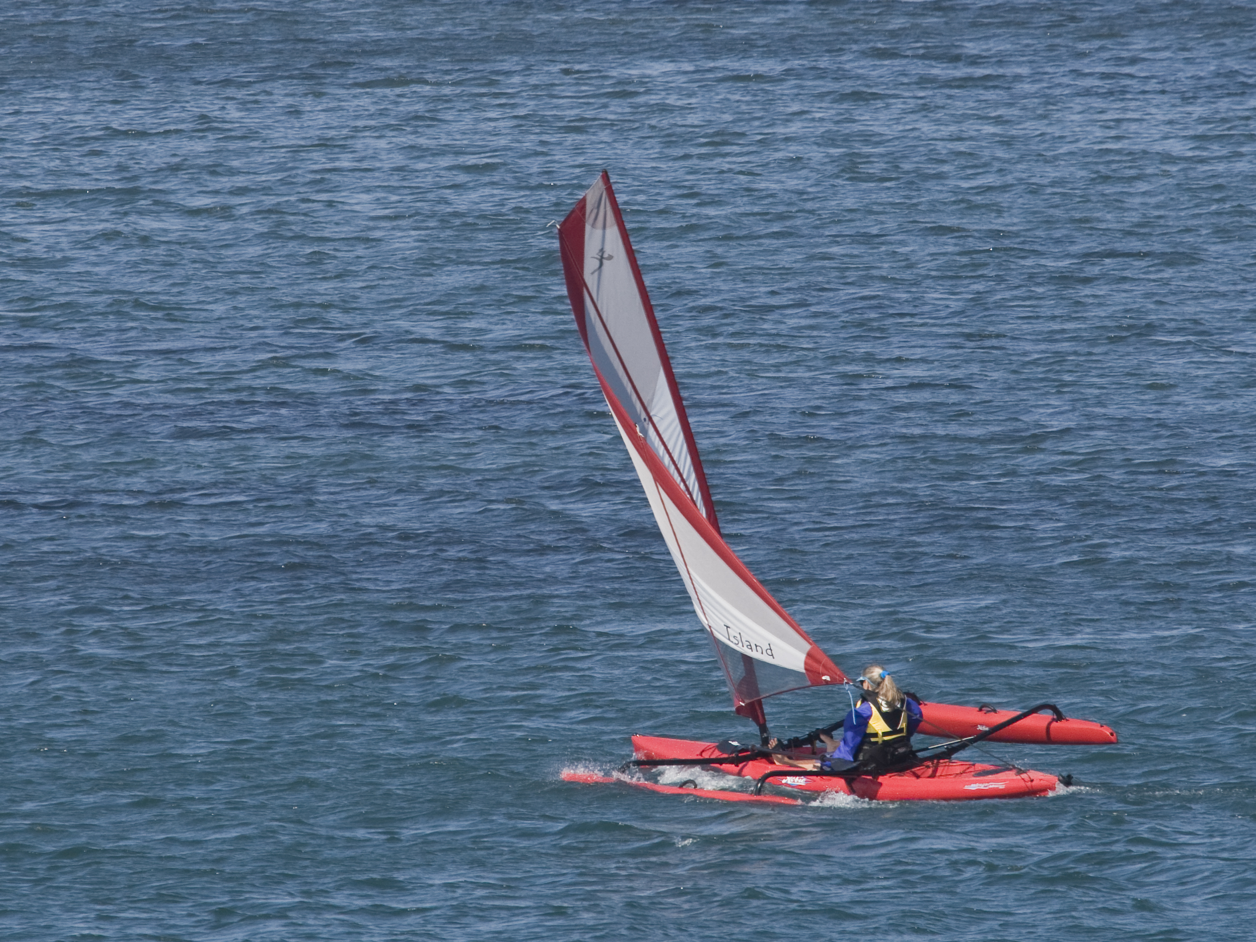 Hobie Mirage Adventure Island Trimaran sail yak